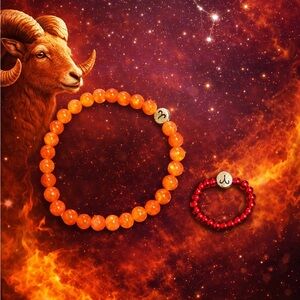 Wild Child Aries Fire Bracelet & Ring Set